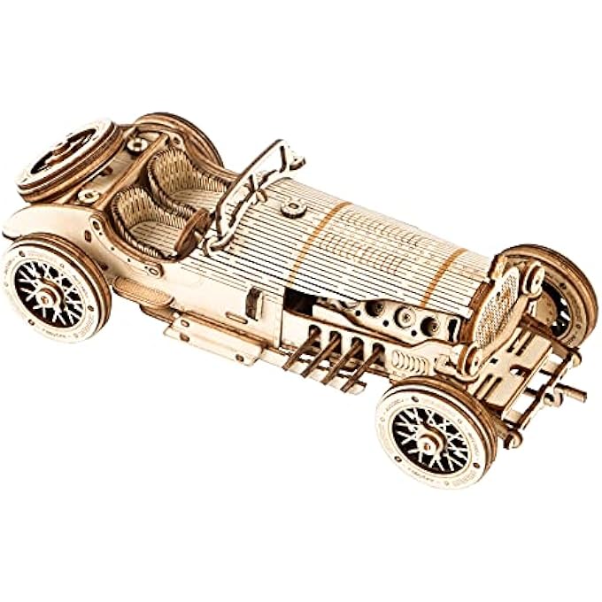 GRAND PRIX CAR MODEL KIT 3D PUZZLE CAR ASSEMBLY MECHANICAL CONSTRUCTION FOR CHILDREN, BOYS AND ADULTS - Image 1